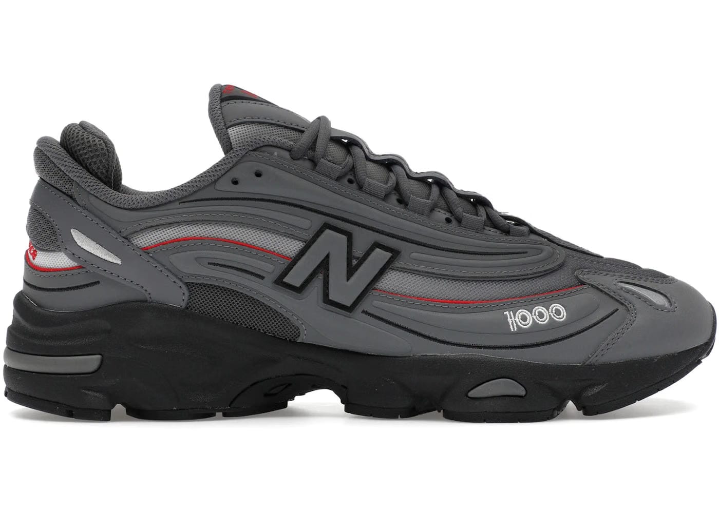 New Balance 1000 Grey Bright Red