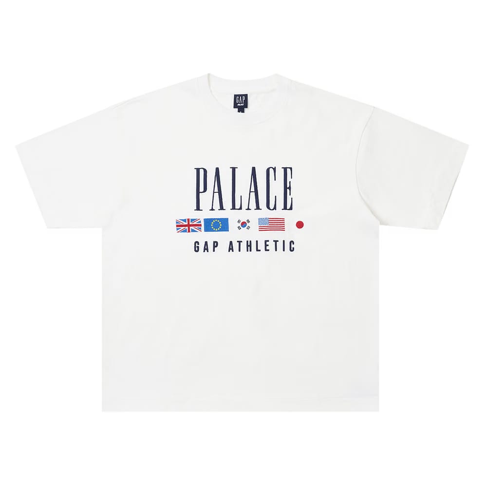 Palace x Gap Heavy Jersey T-Shirt White