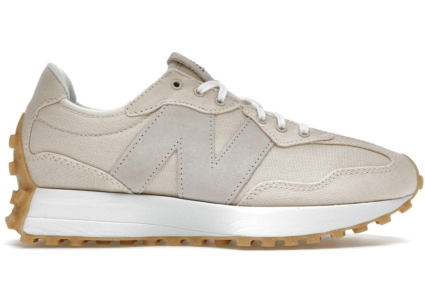 New Balance 327 Macadamia Nut Rose Water White Womens