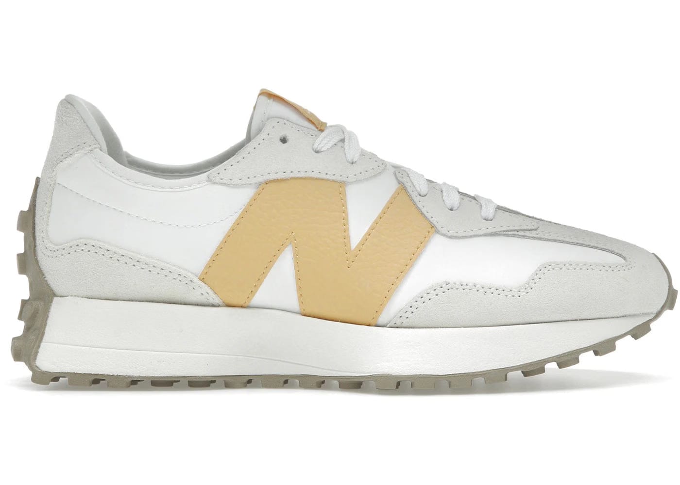 New Balance 327 Sea Salt Sand Dune Yellow Womens