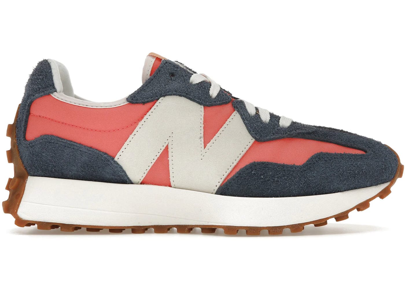 New Balance 327 Vintage Indigo Gulf Red Womens