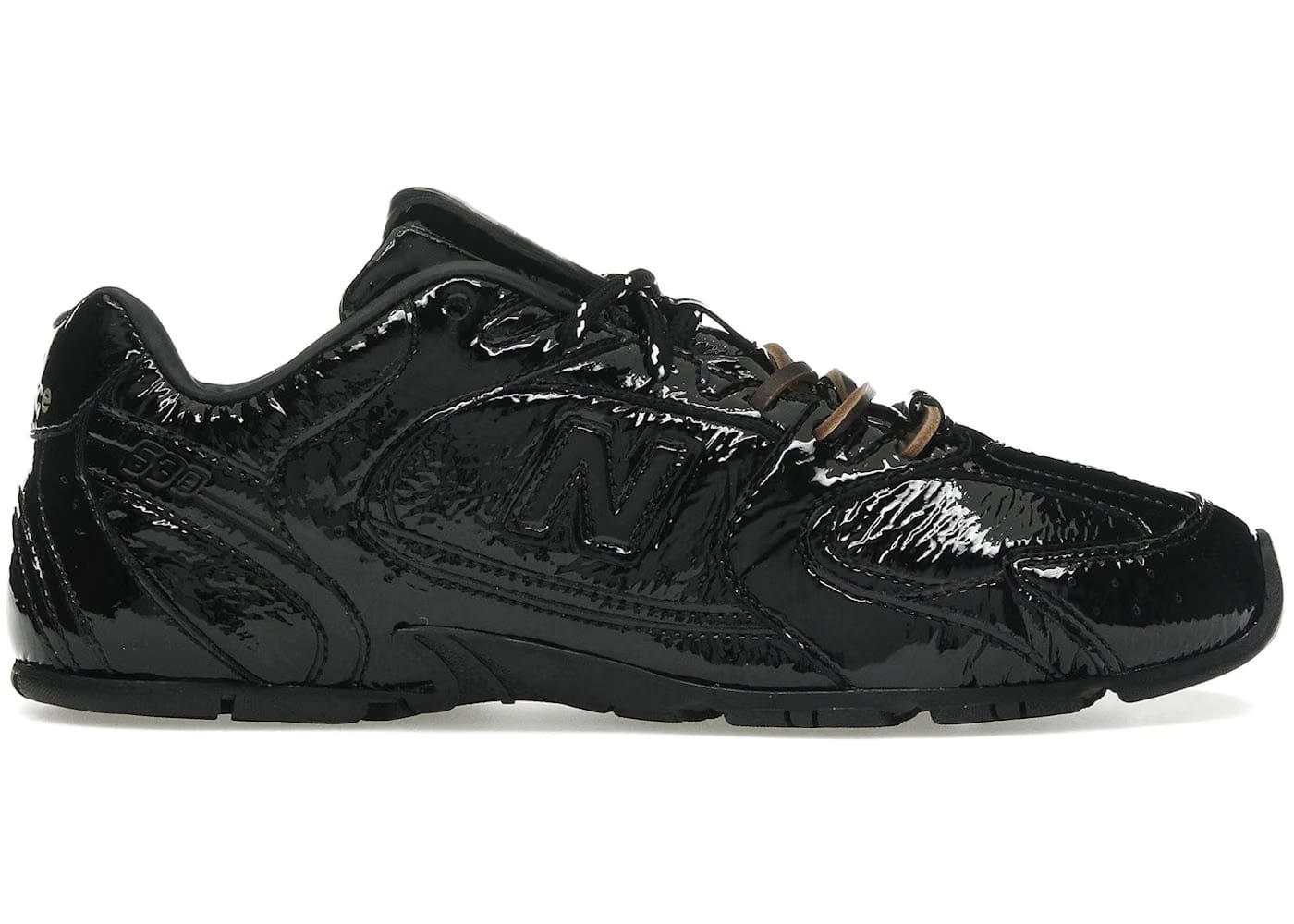 New Balance 530 Sl Miu Miu Black Patent Womens
