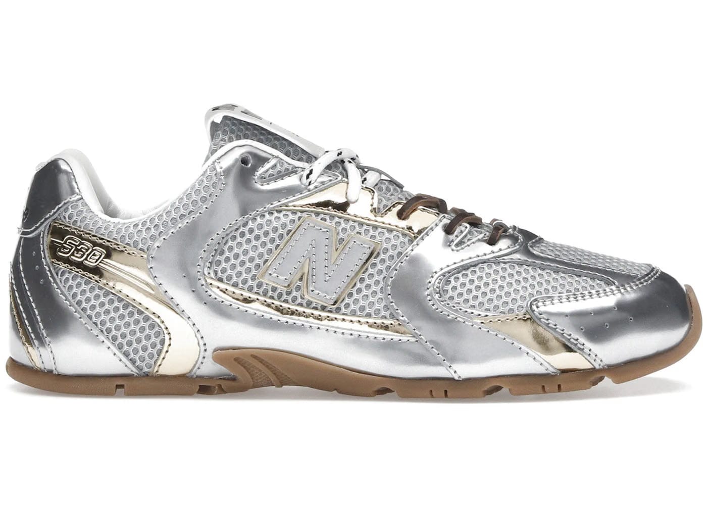 New Balance 530 Sl Miu Miu Silver Platinum Womens