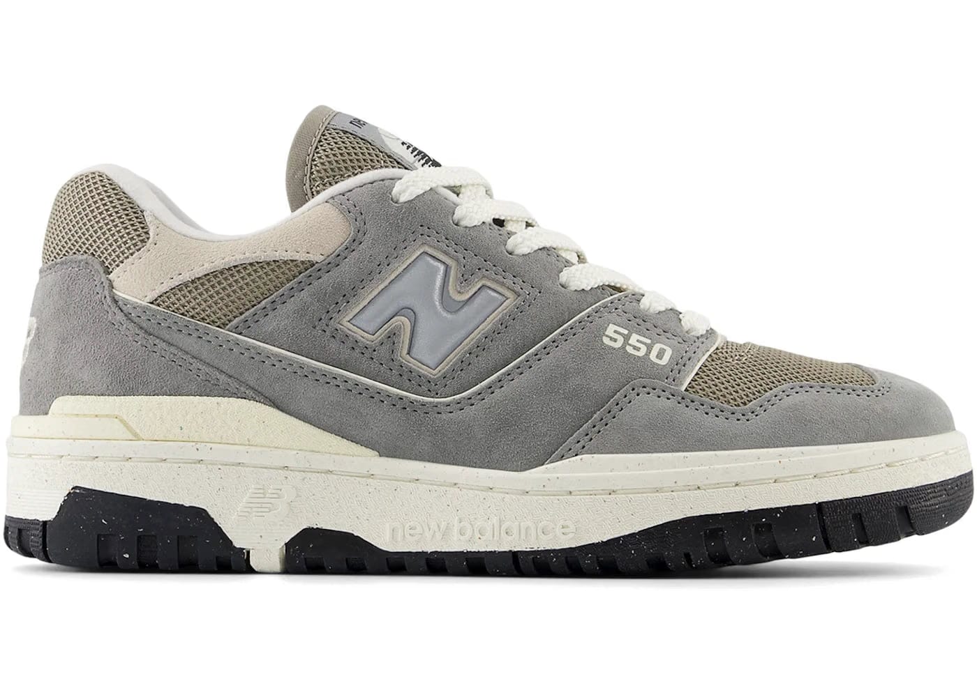 New Balance 550 Slate Grey Suede Womens