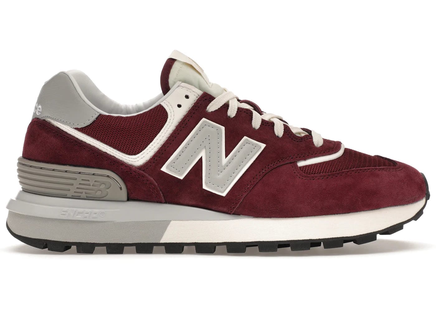 New Balance 574 Burgundy Silver