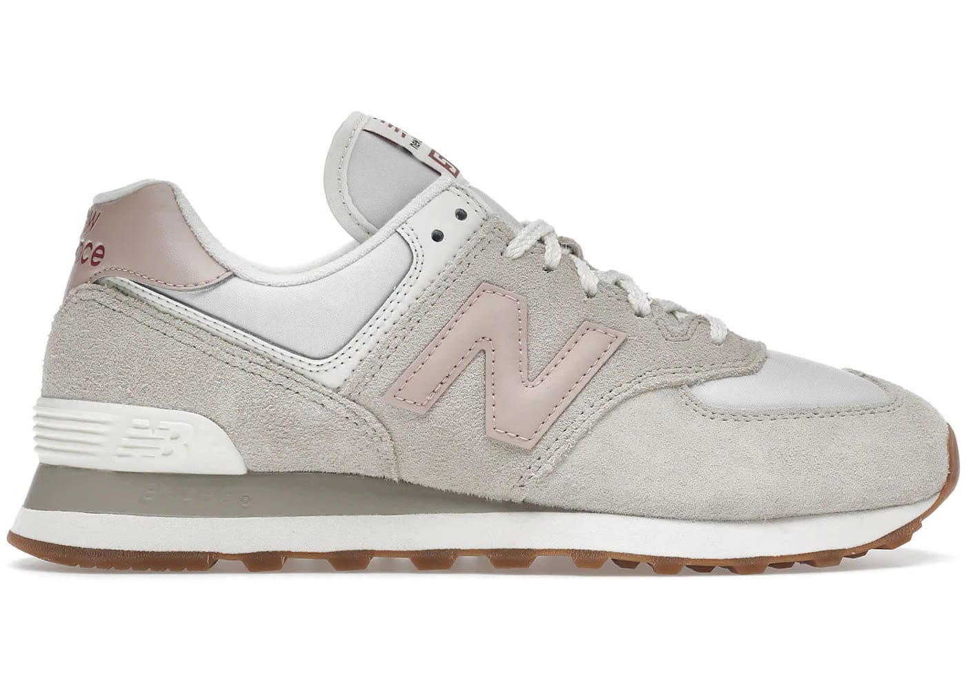 New Balance 574 White Pink Gum