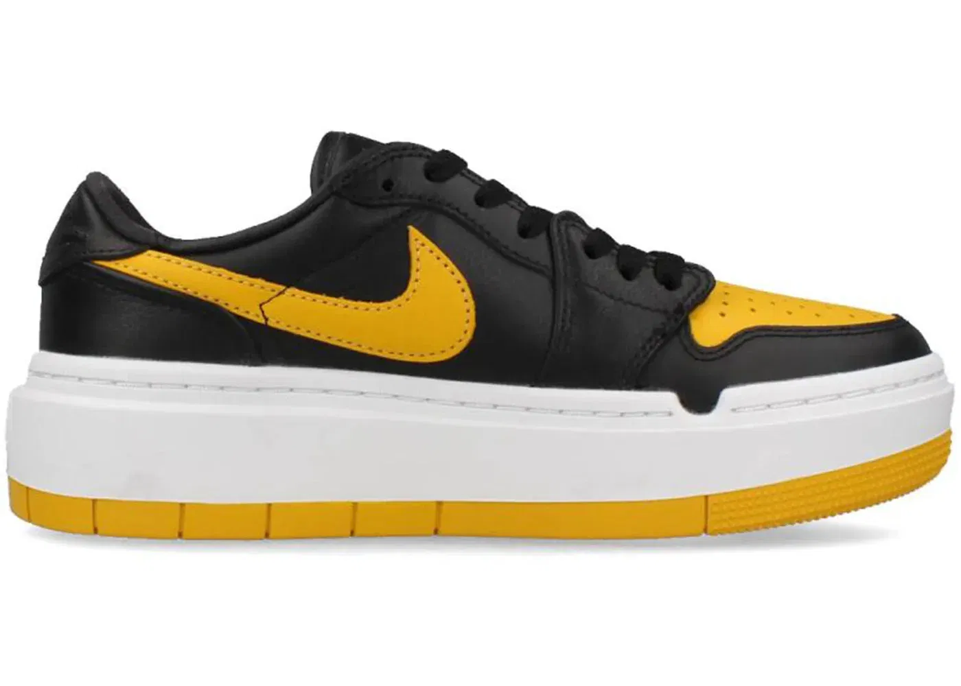 Jordan 1 Elevate Low Black Yellow Ochre Womens