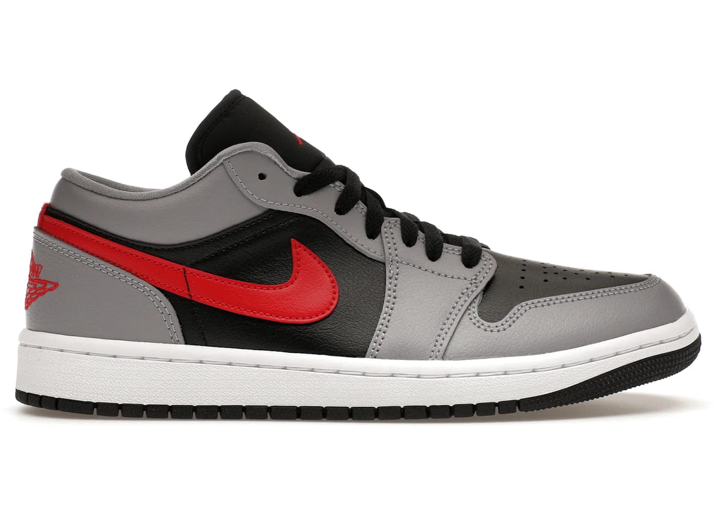 Jordan 1 Low Cement Grey Fire Red Womens