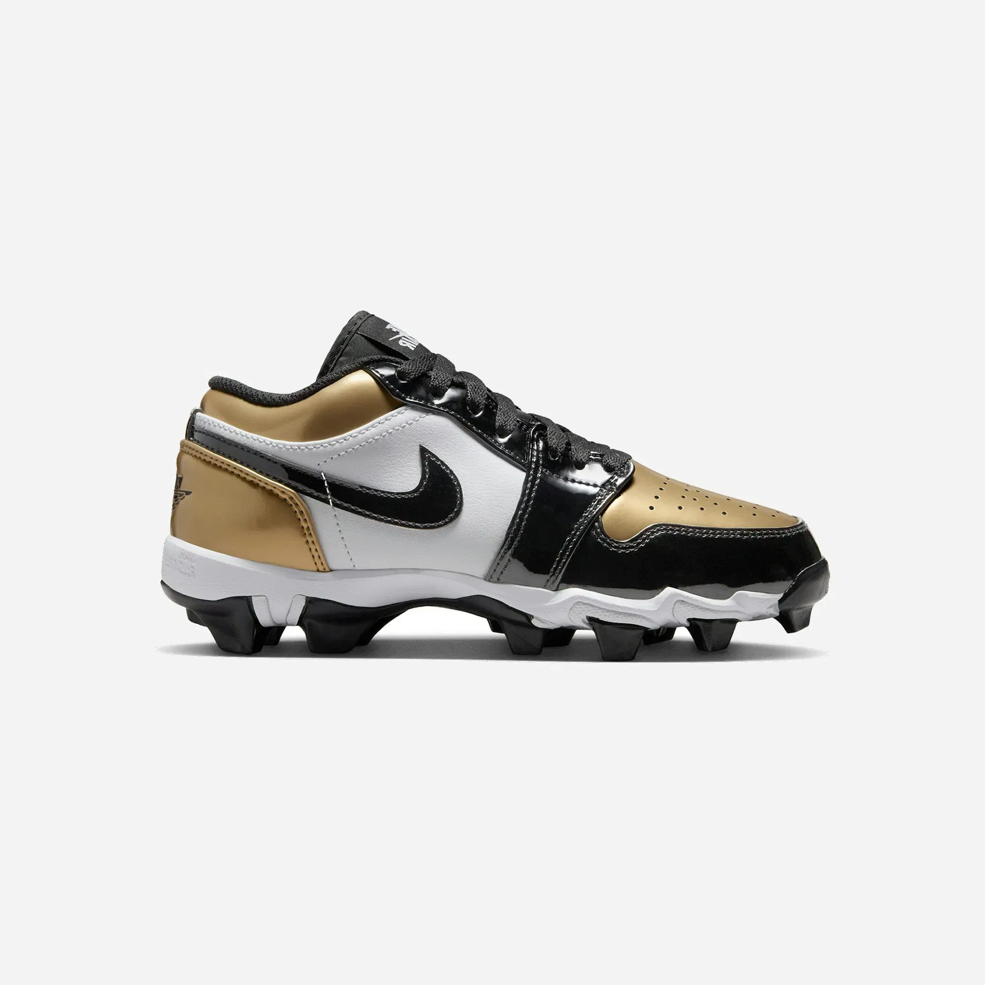 Jordan 1 Low Cleat Patent Gold Toe Gs