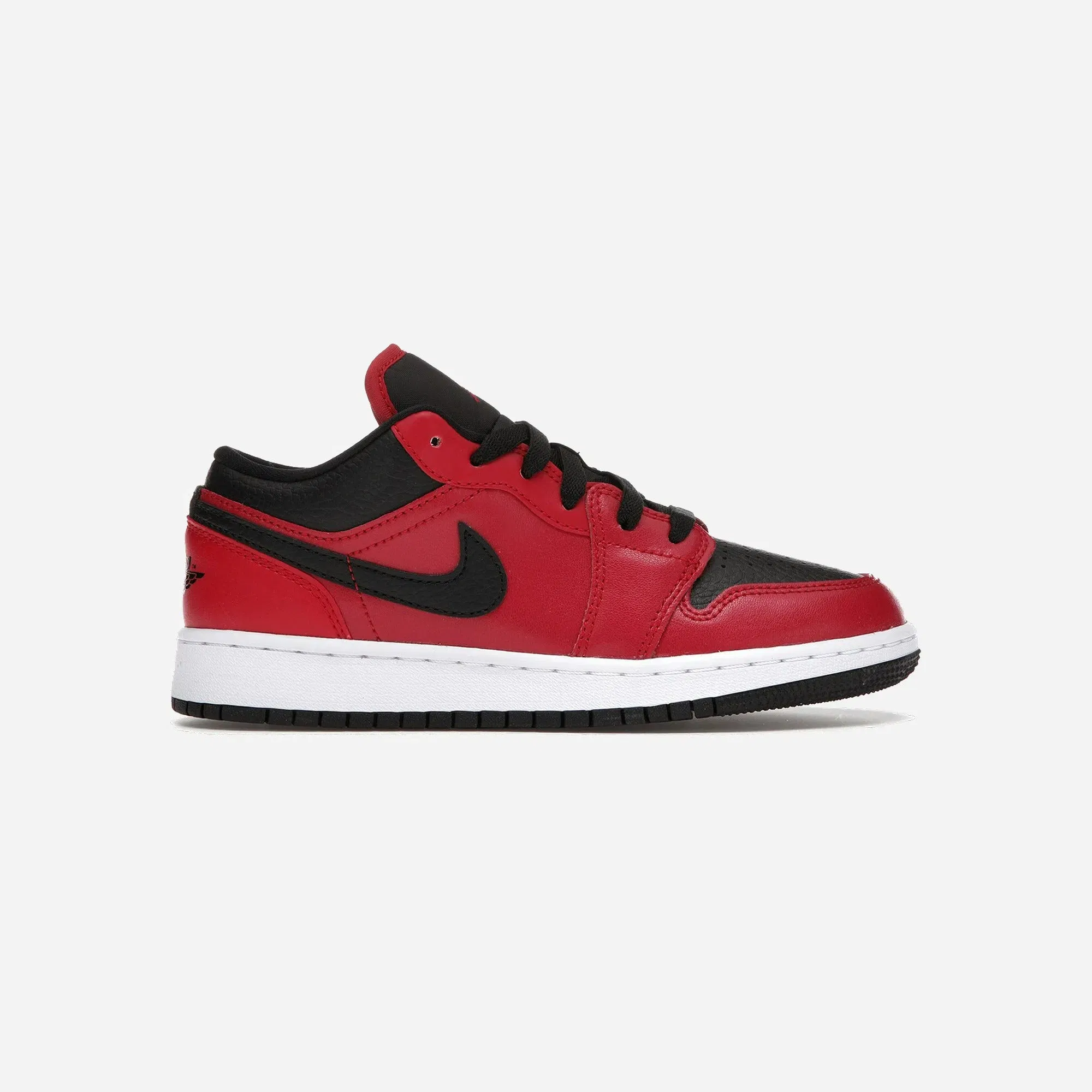 Jordan 1 Low Gym Red Black Pebbled Gs