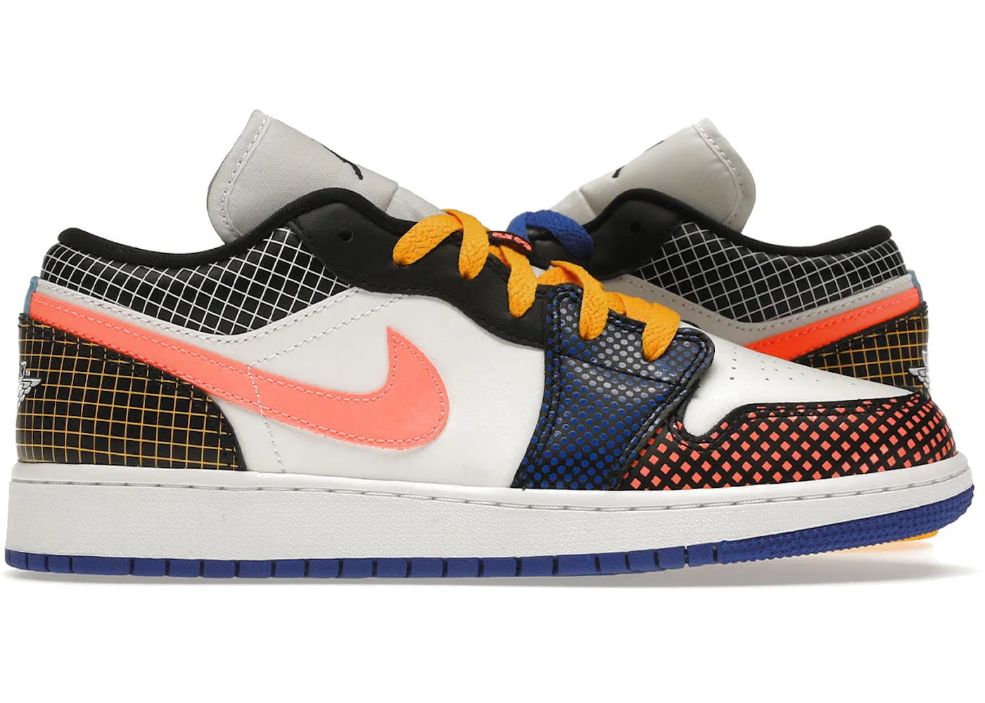 Jordan 1 Low Mmd Multi-Color Grid Gs