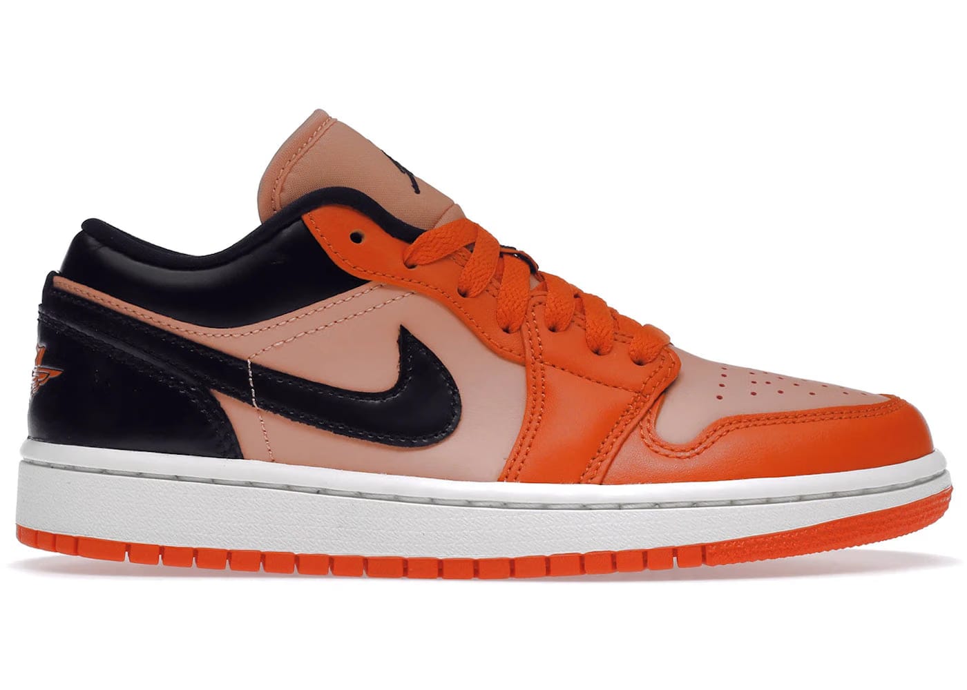 Jordan 1 Low Orange Black Womens
