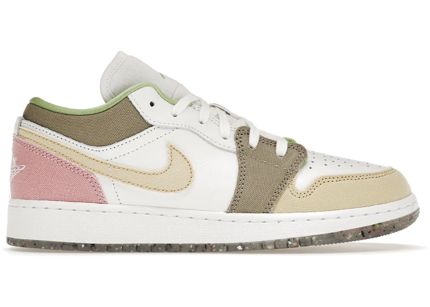 Jordan 1 Low Pastel Grind Vivid Green Gs