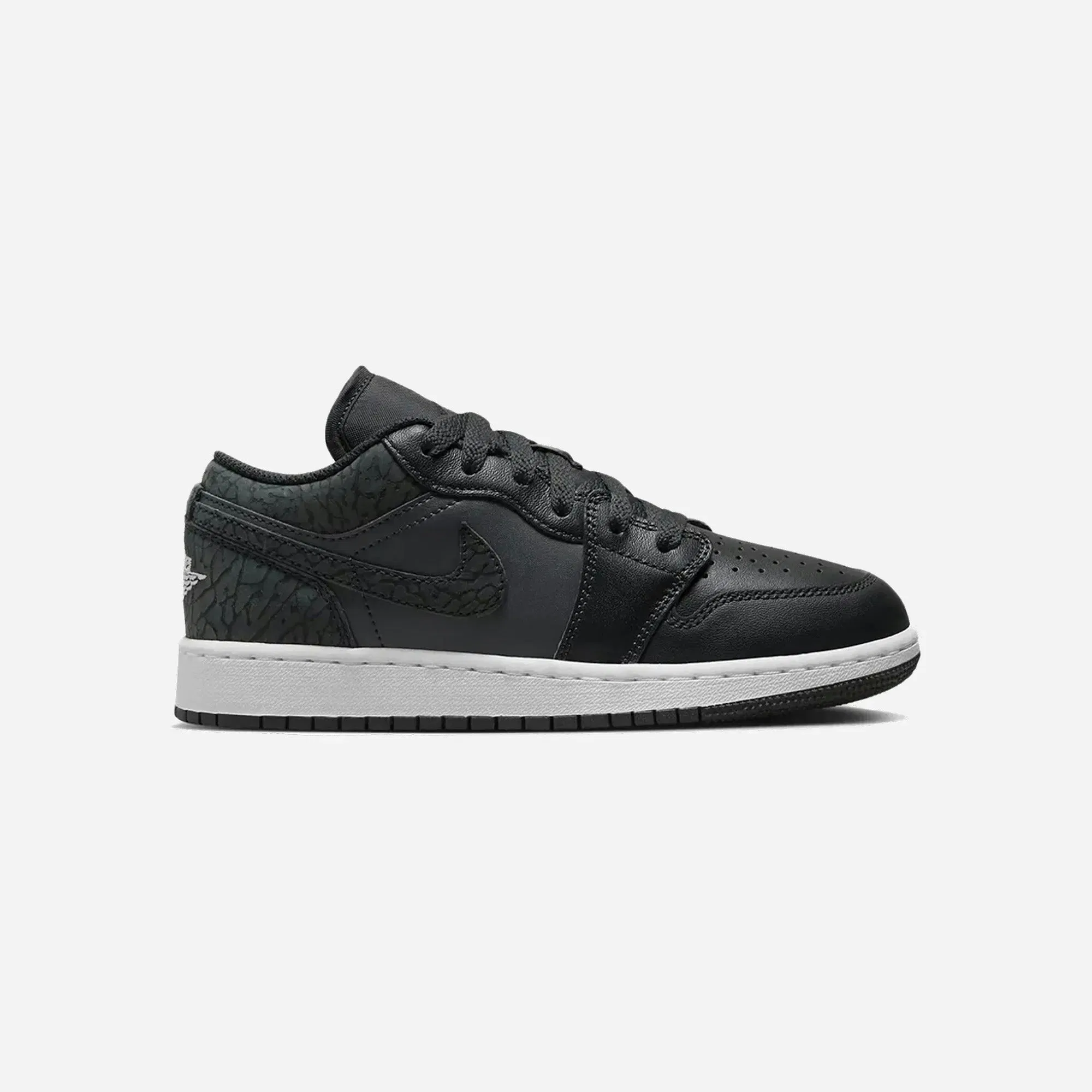 Jordan 1 Low Se Black Elephant Gs