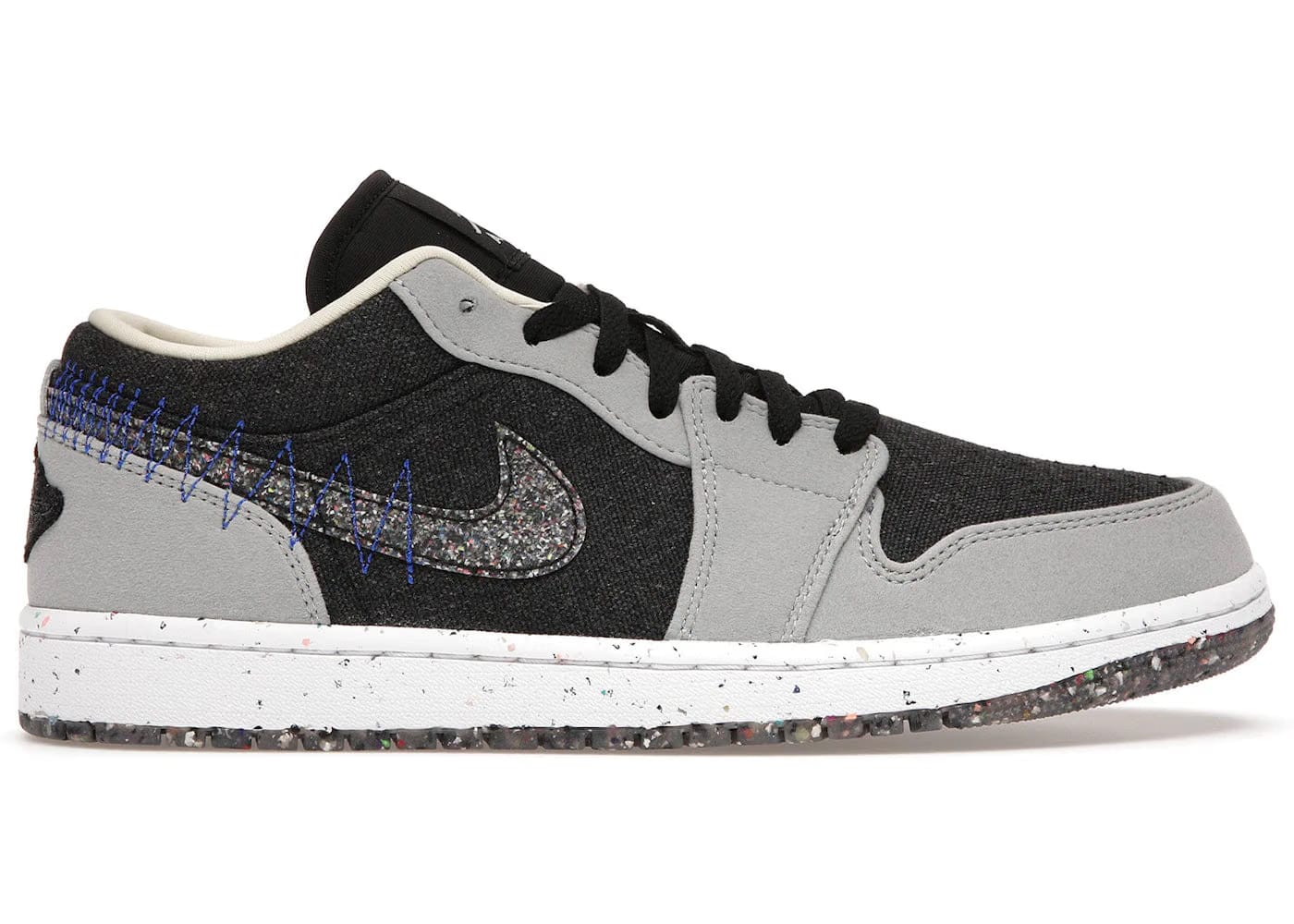 Jordan 1 Low Se Crater Black Grey