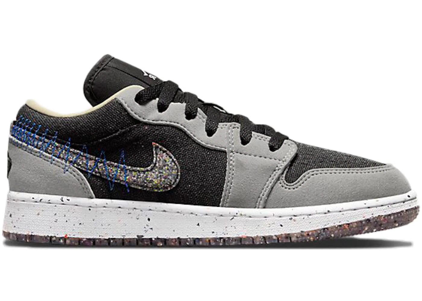 Jordan 1 Low Se Crater Grey Black Gs
