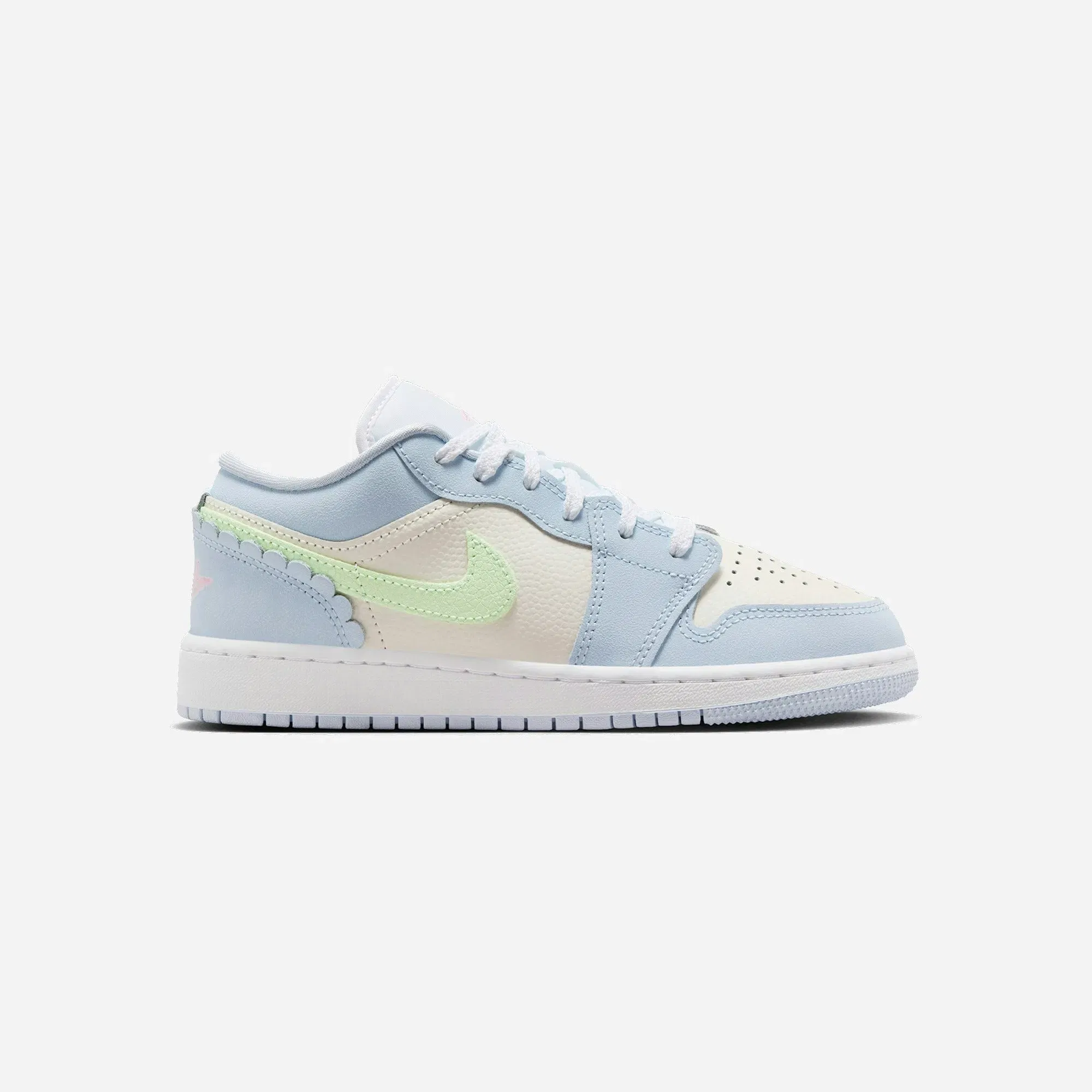 Jordan 1 Low Se Half Blue Sail Vapor Green Gs