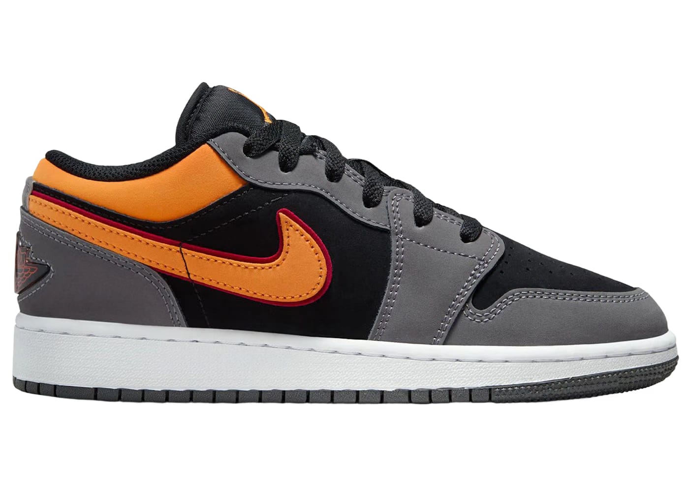 Jordan 1 Low Se Light Graphite Vivid Orange Gs