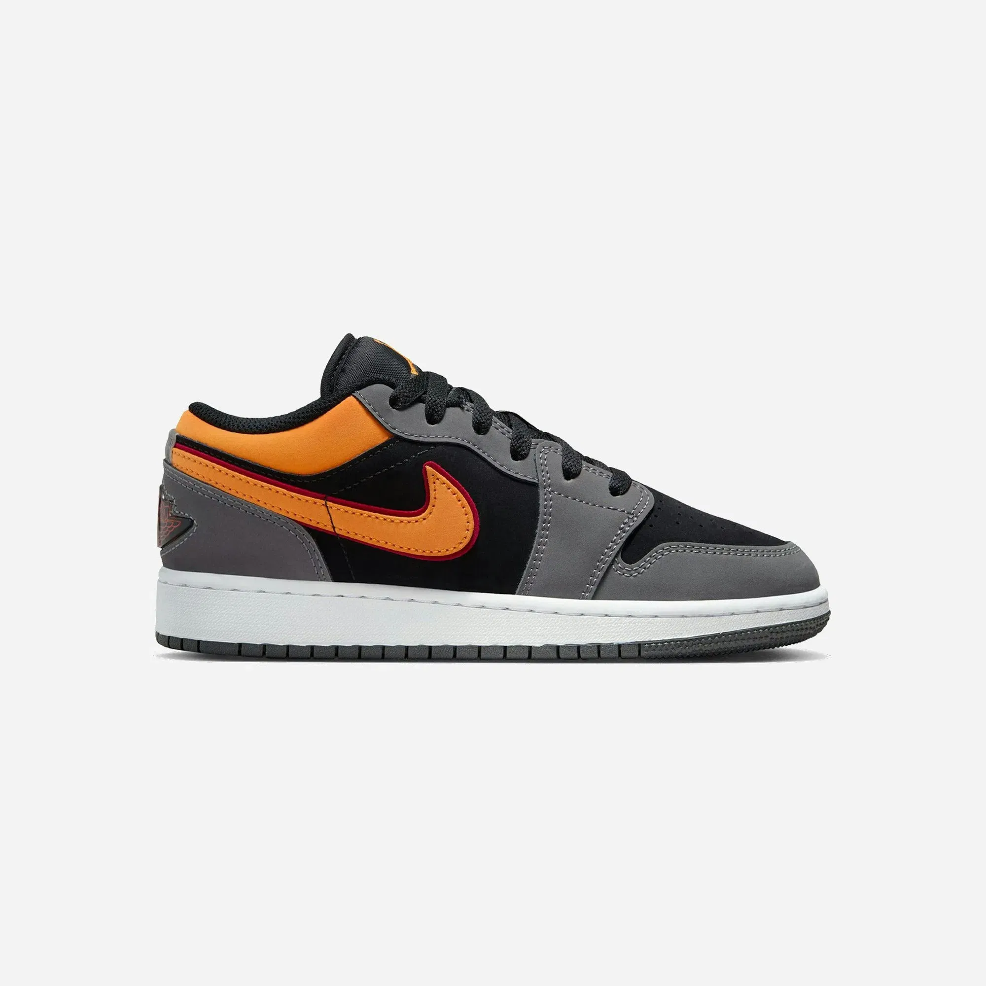 Jordan 1 Low Se Light Graphite Vivid Orange Gs