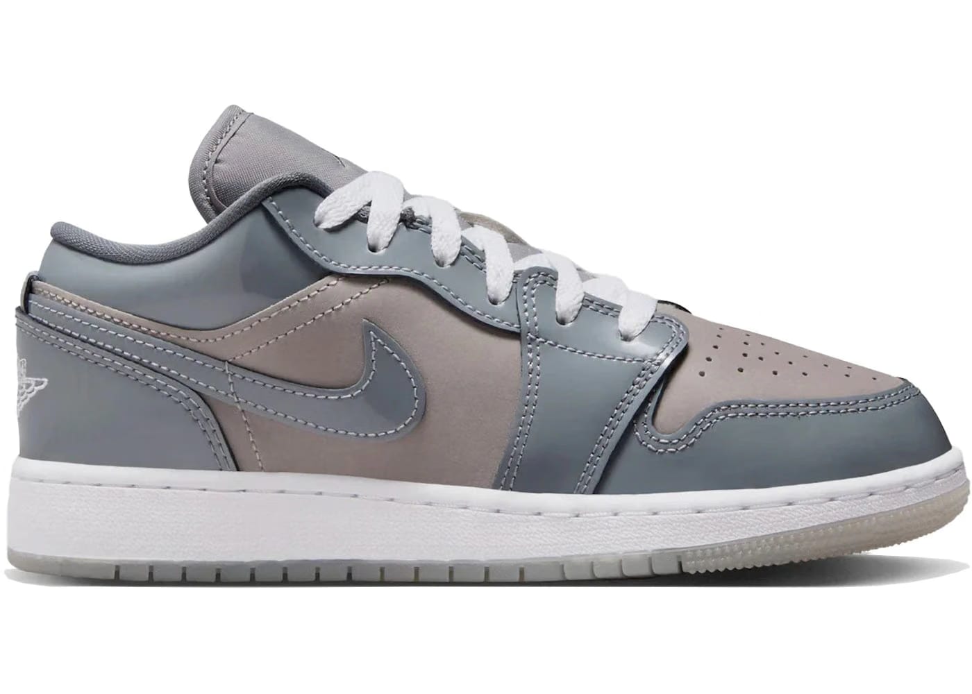 Jordan 1 Low Se Medium Grey Cool Grey White Gs