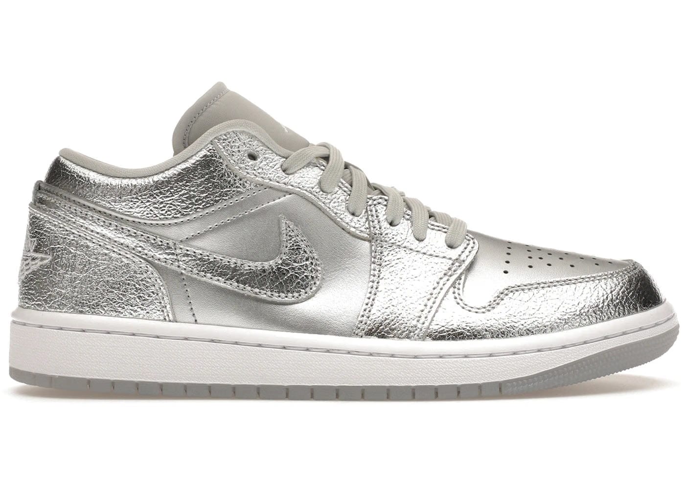 Jordan 1 Low Se Metallic Silver Womens