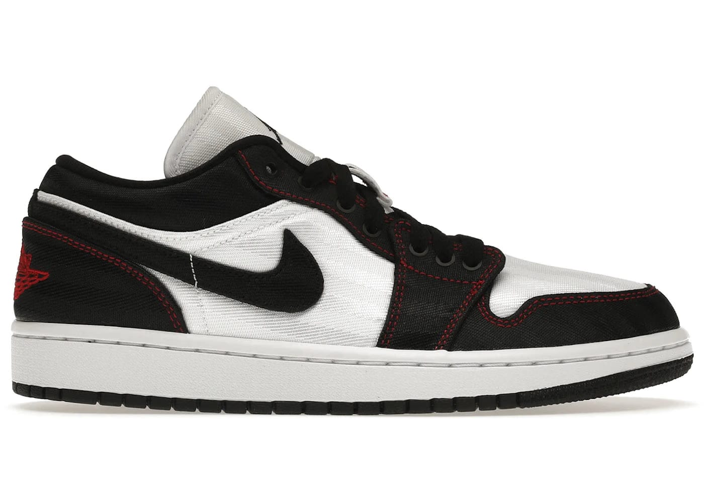 Jordan 1 Low Se Utility White Black Gym Red Womens