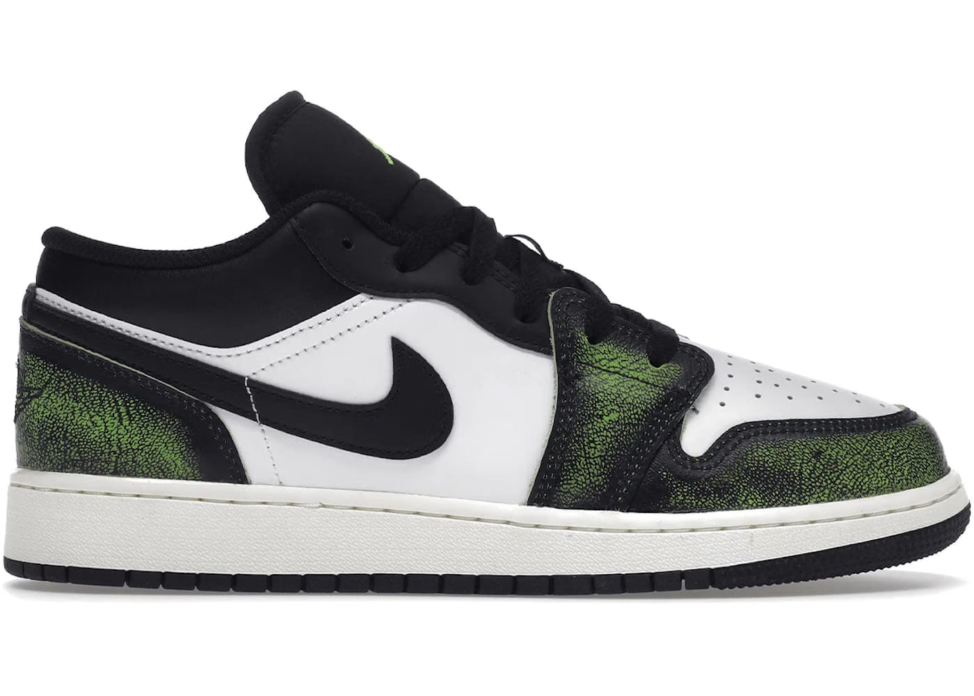 Jordan 1 Low Wear Away Electric Green Gs