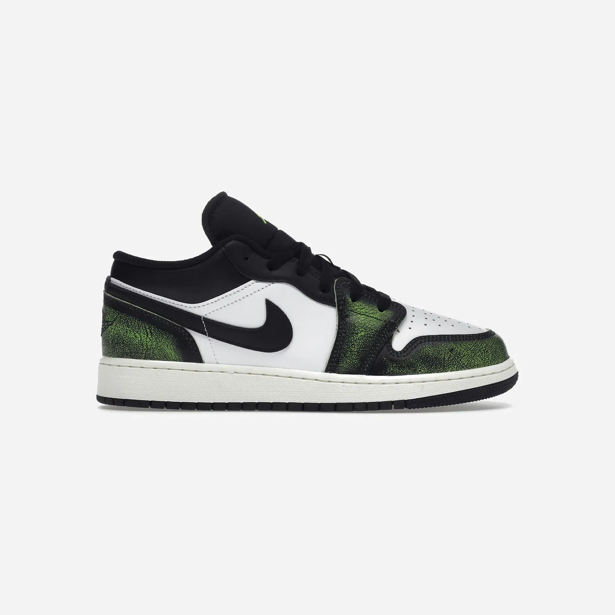 Jordan 1 Low Wear Away Electric Green Gs