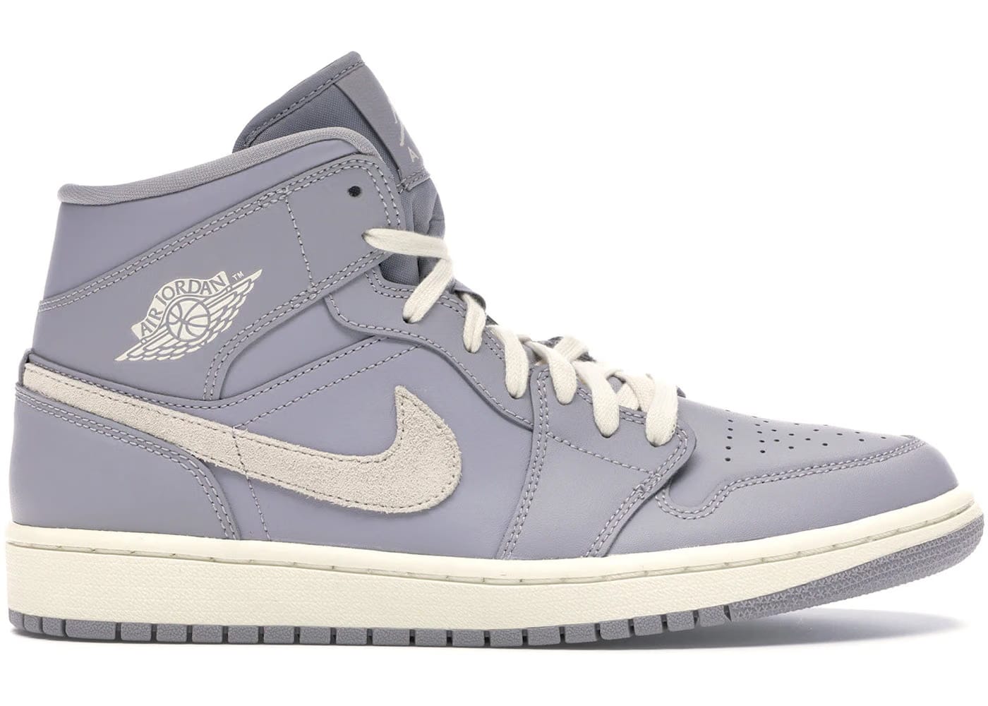 Jordan 1 Mid Atmosphere Grey Pale Ivory Womens