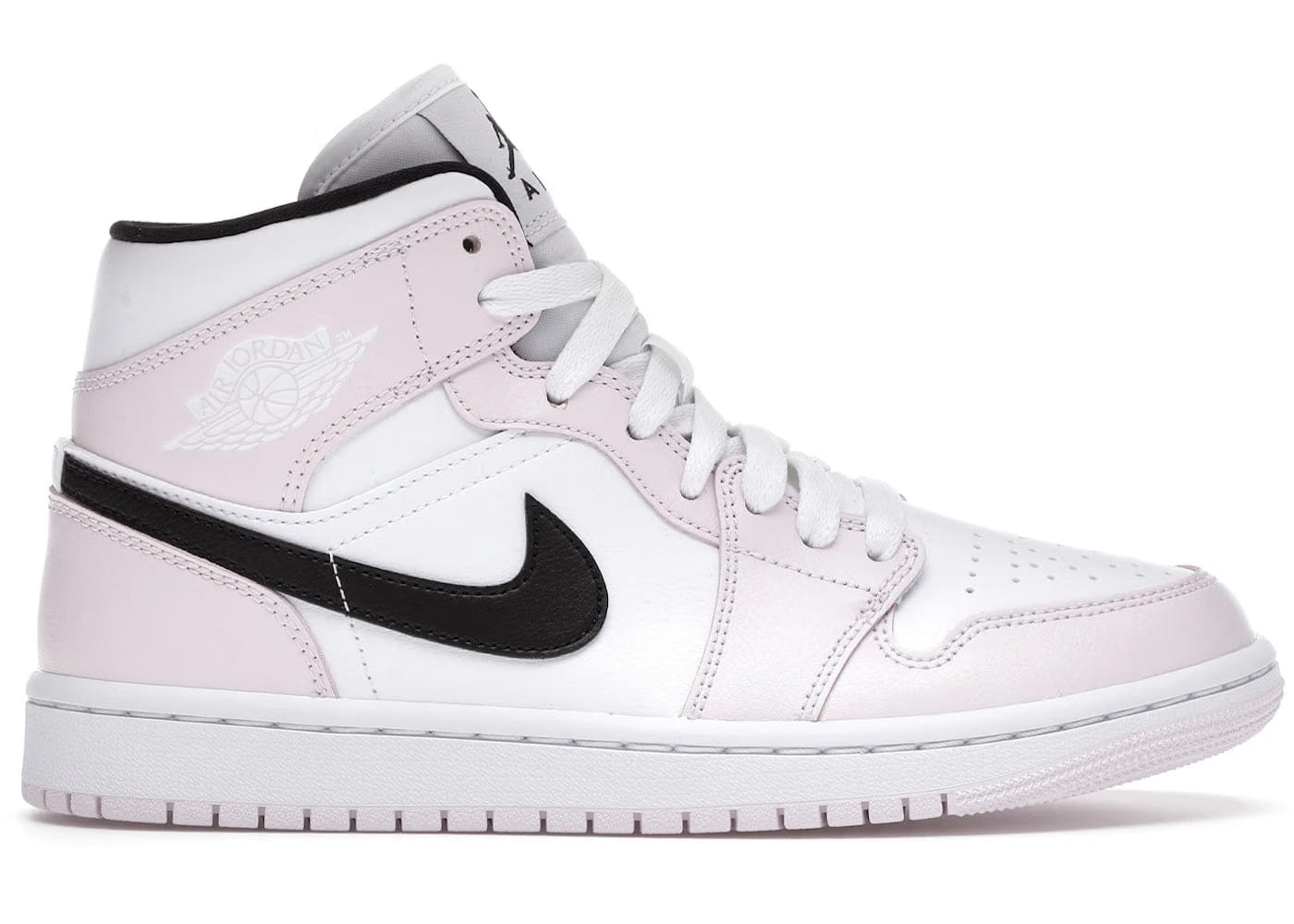 Jordan 1 Mid Barely Rose Womens