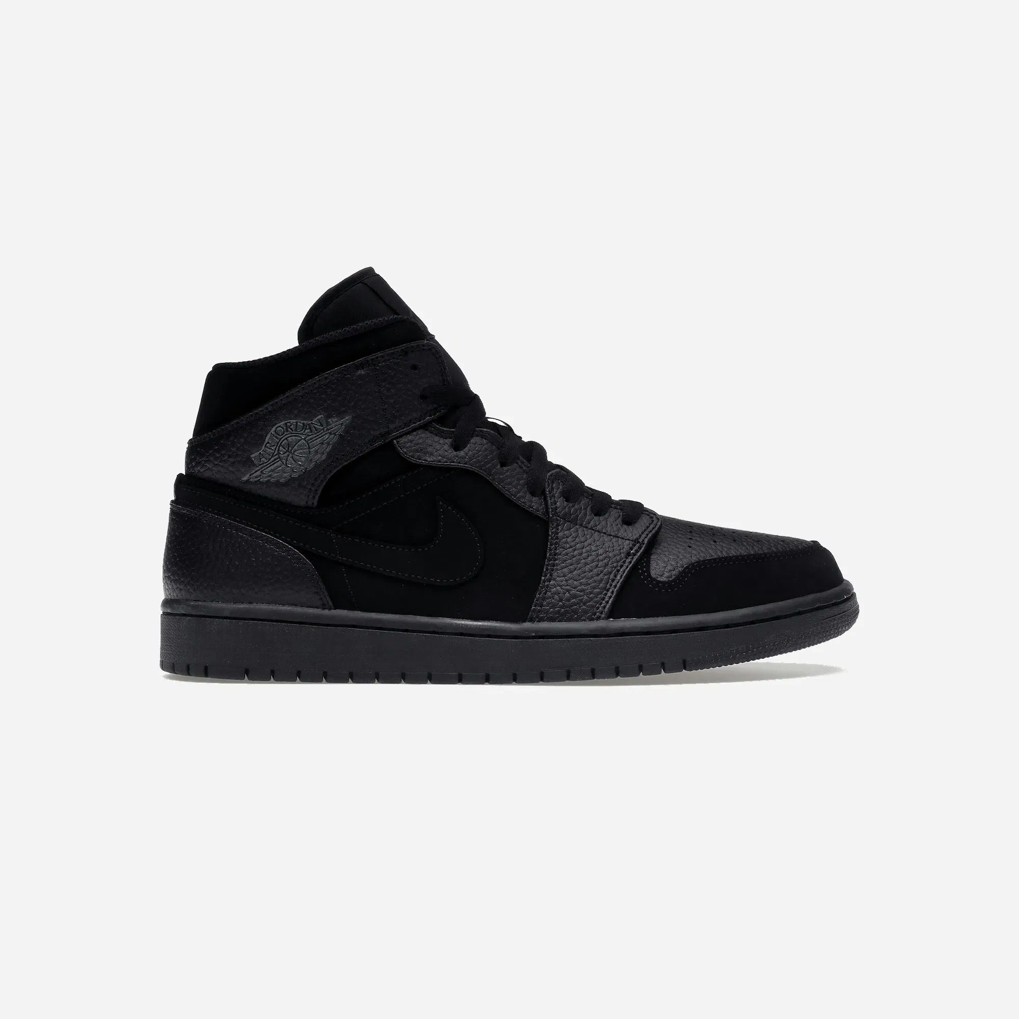 Jordan 1 Mid Black Dark Smoke Grey