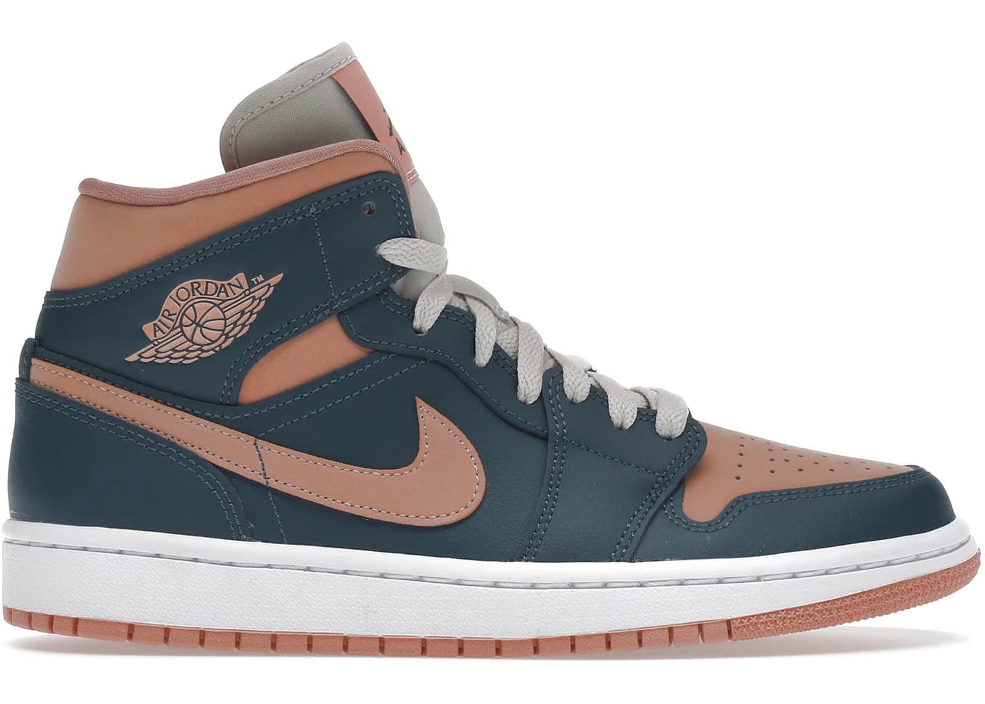Jordan 1 Mid Dark Teal Green Womens