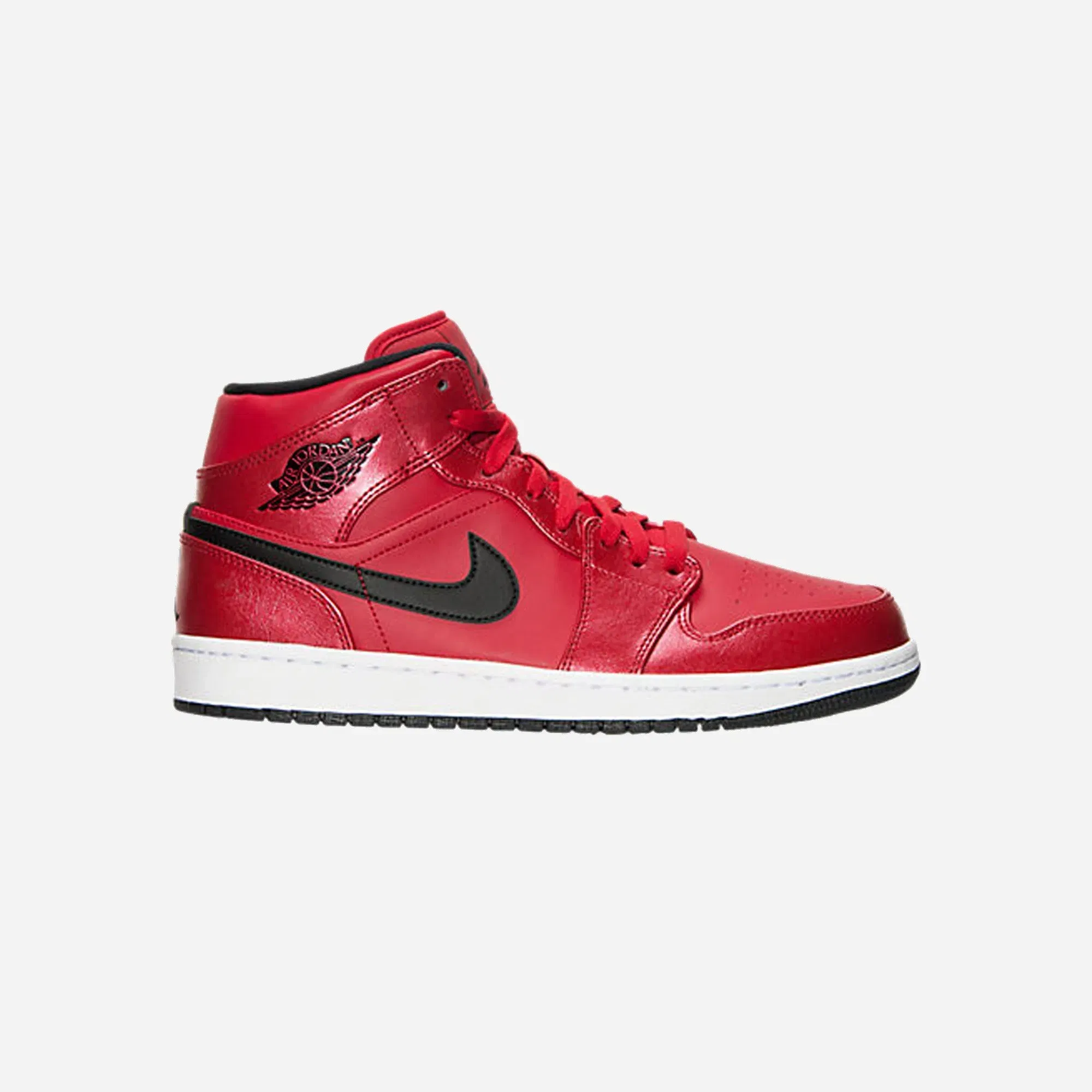 Jordan 1 Mid Gym Red Black Patent