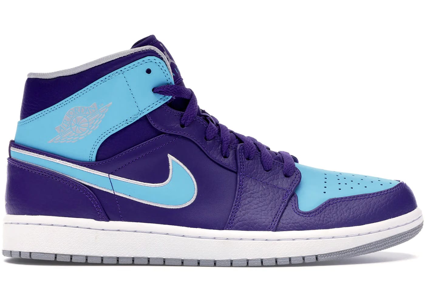 Jordan 1 Mid Hornets 2014