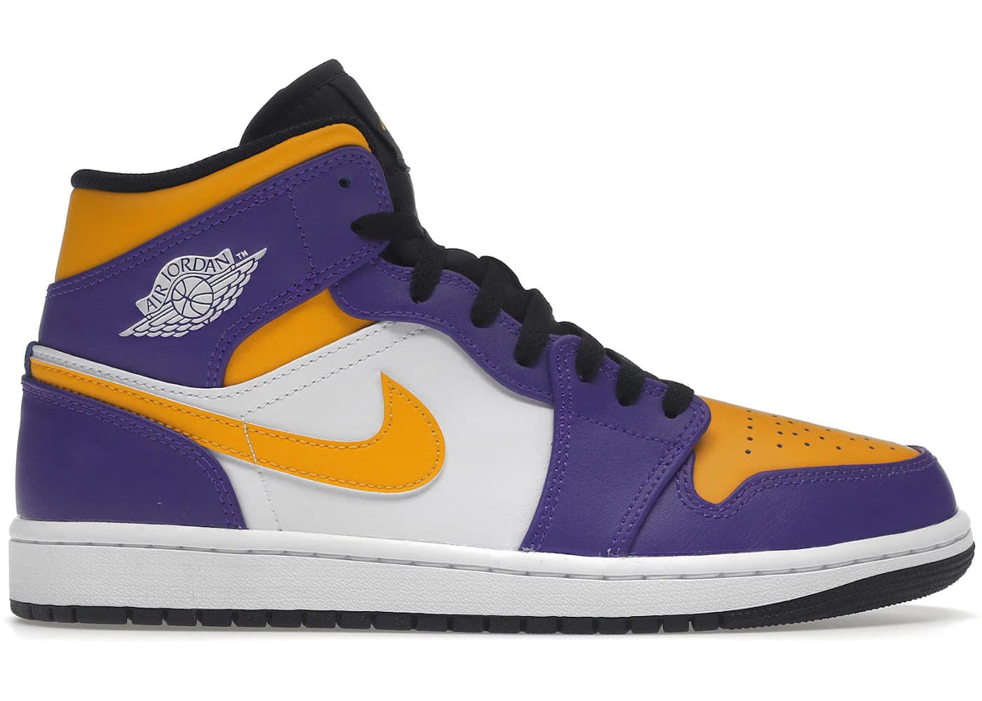 Jordan 1 Mid Lakers 2022