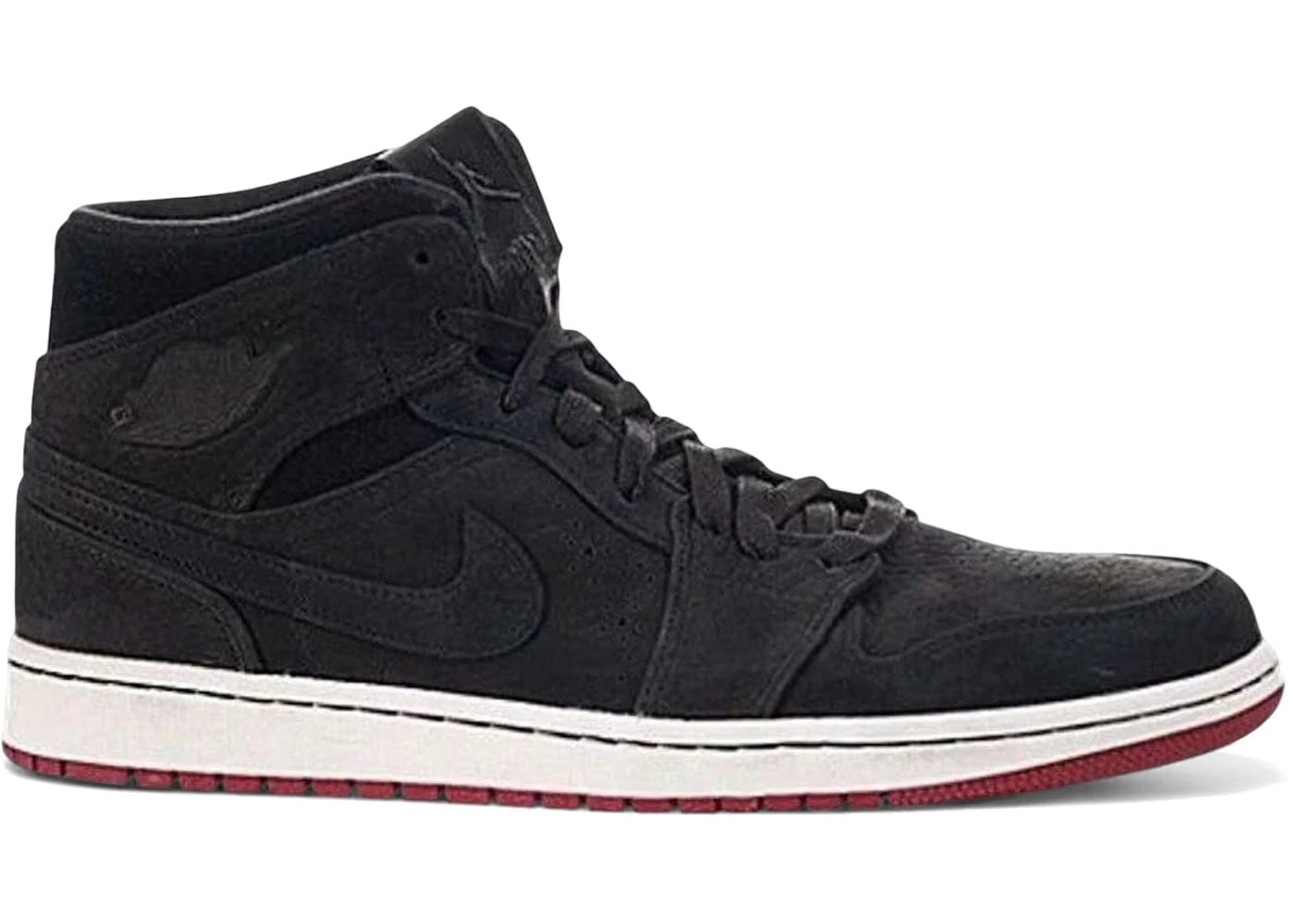 Jordan 1 Mid Nouveau Black Red