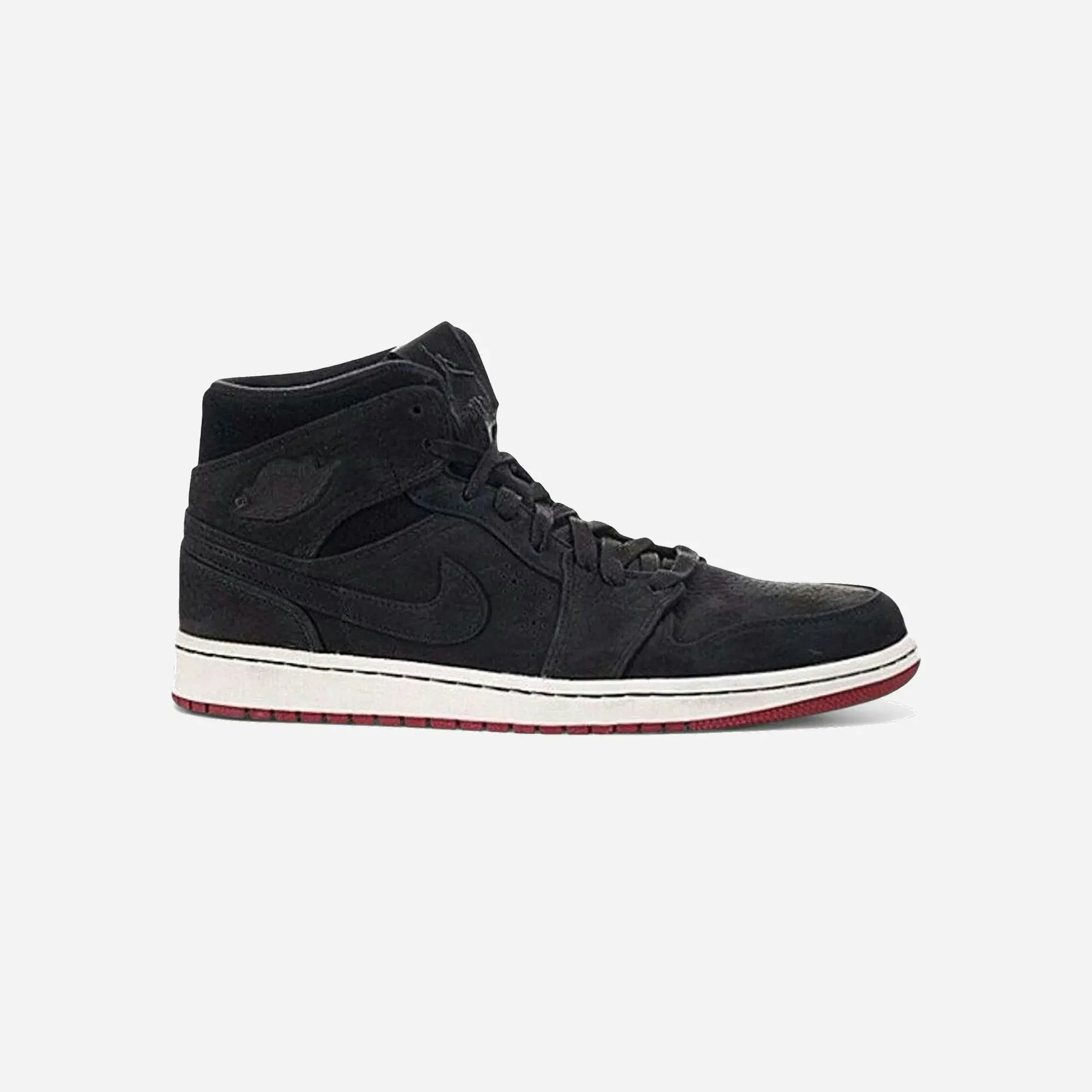 Jordan 1 Mid Nouveau Black Red