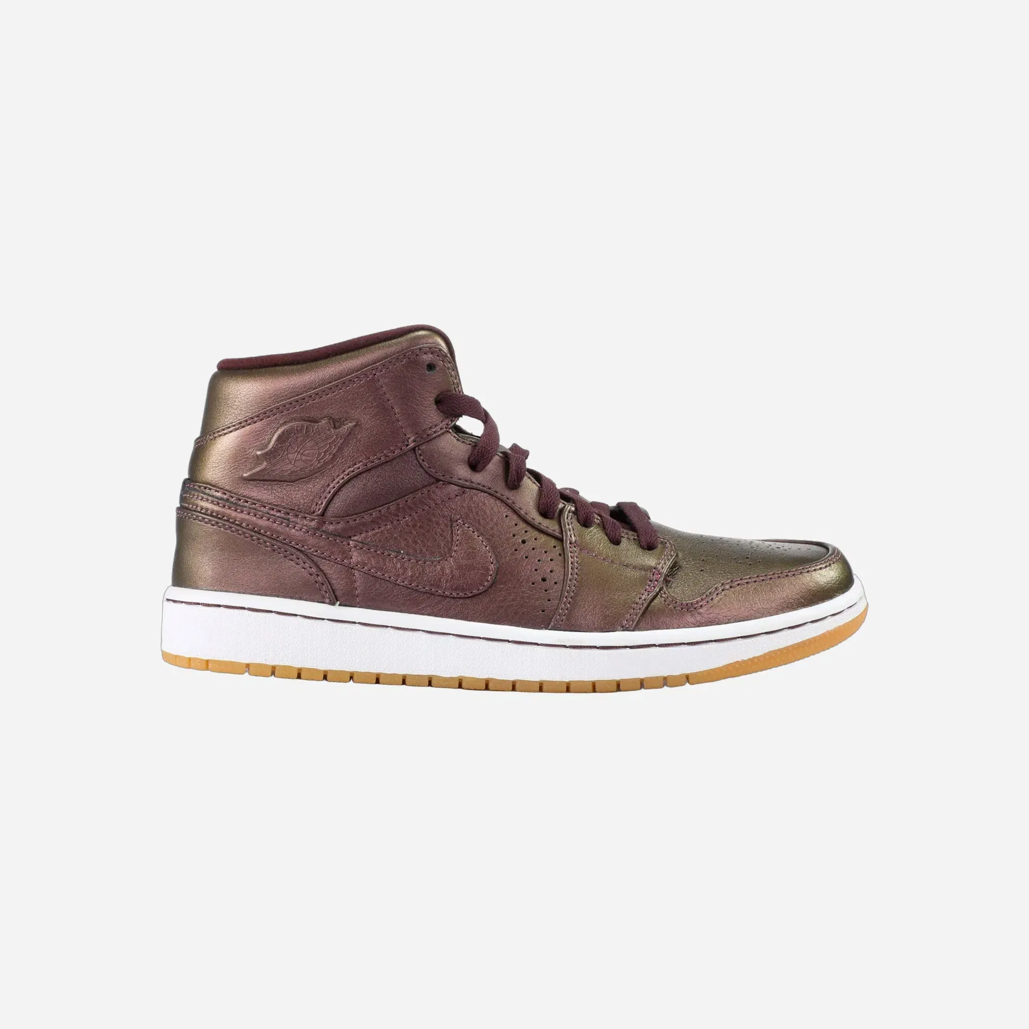 Jordan 1 Mid Nouveau Deep Burgundy Gum
