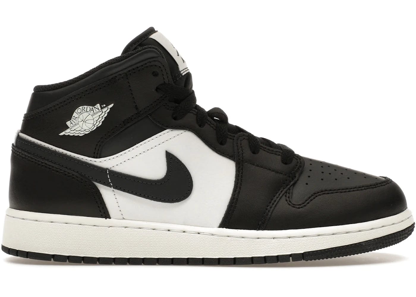 Jordan 1 Mid Off Noir Toe Gs