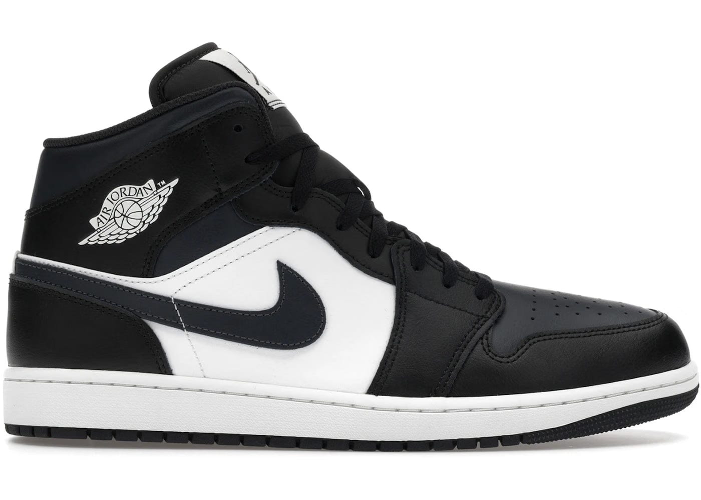 Jordan 1 Mid Off Noir Toe