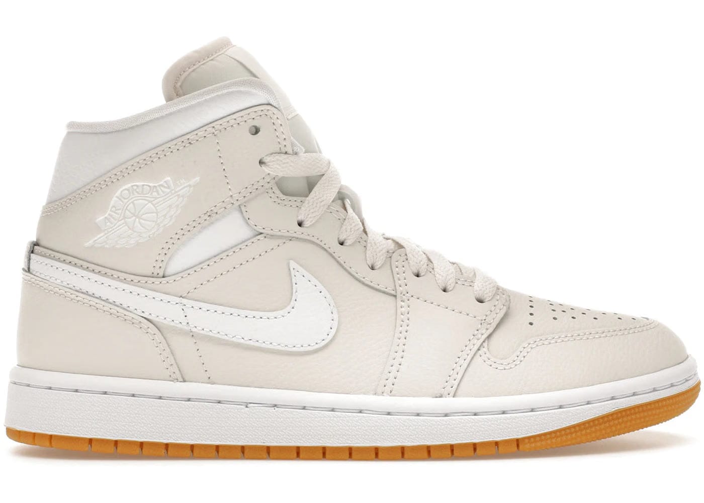 Jordan 1 Mid Phantom Gum Womens