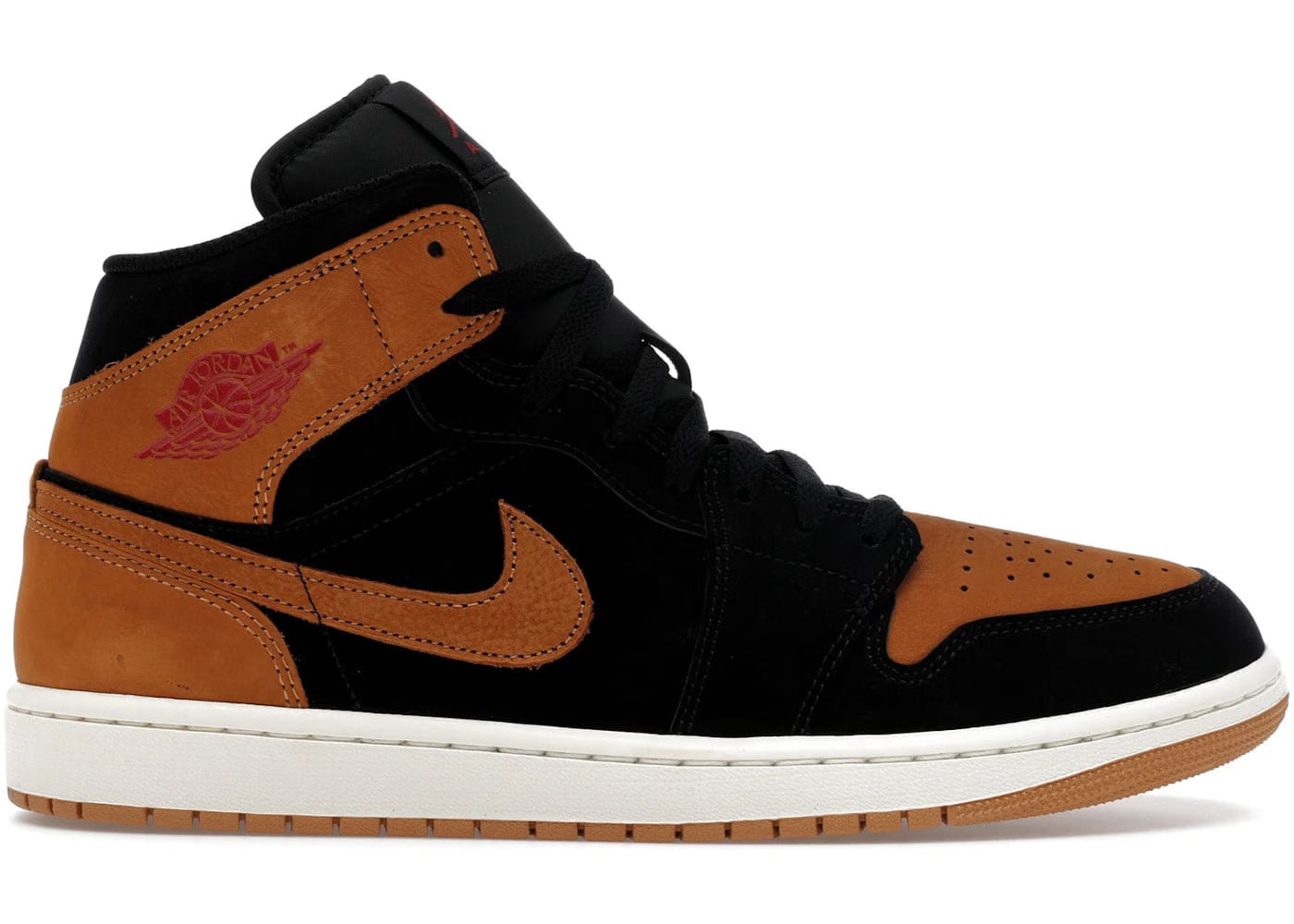 Jordan 1 Mid Se Black Flax