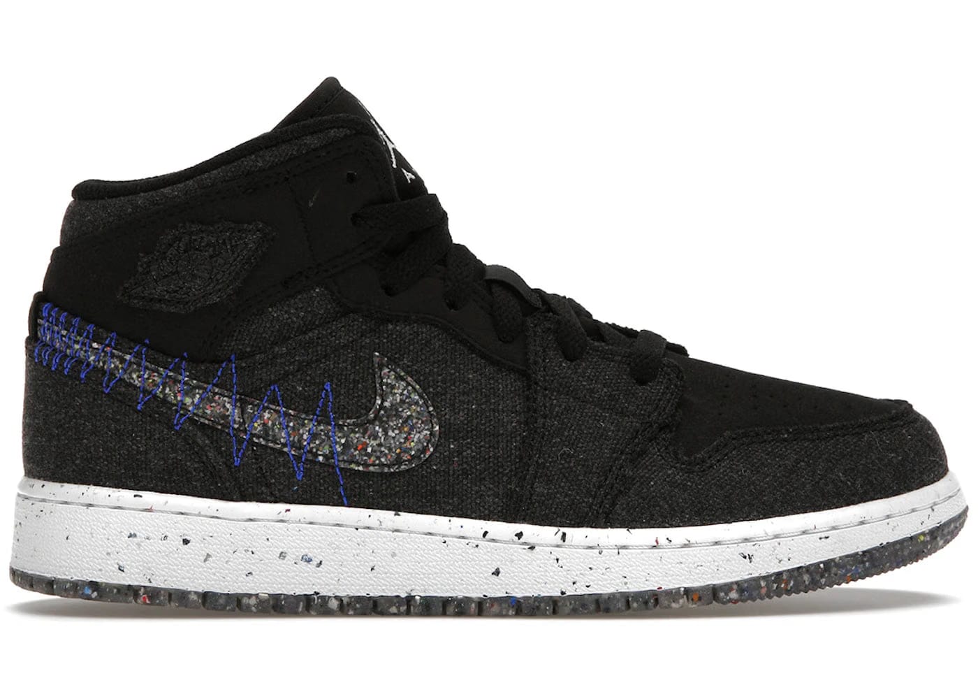 Jordan 1 Mid Se Crater Black Gs
