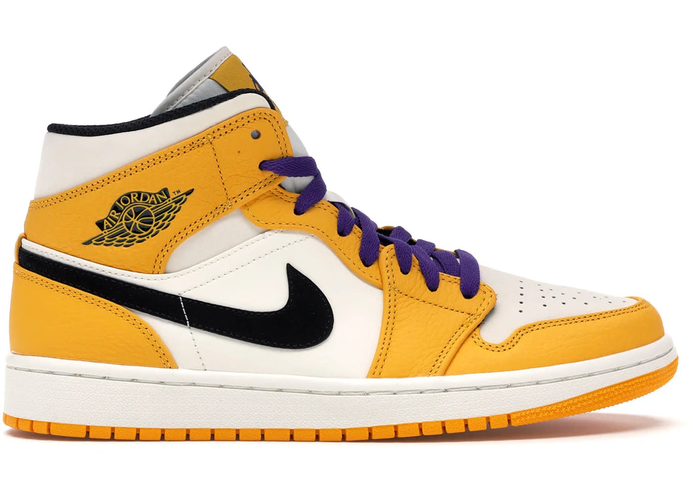 Jordan 1 Mid Se Lakers
