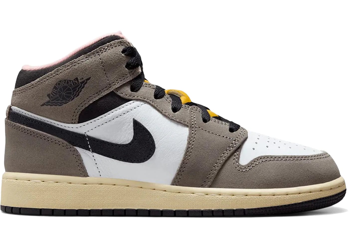 Jordan 1 Mid Se White Cave Stone Gs