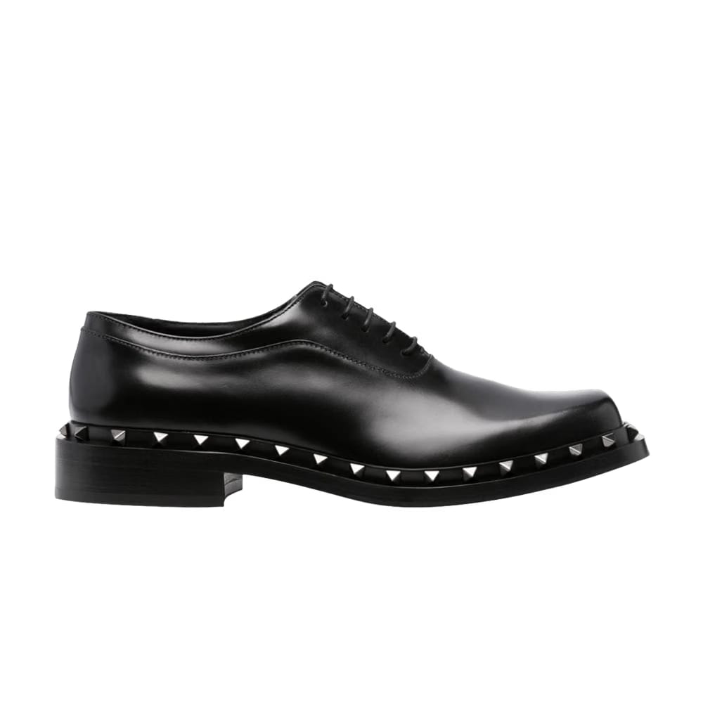 Valentino M-Way Rockstud Derby Black