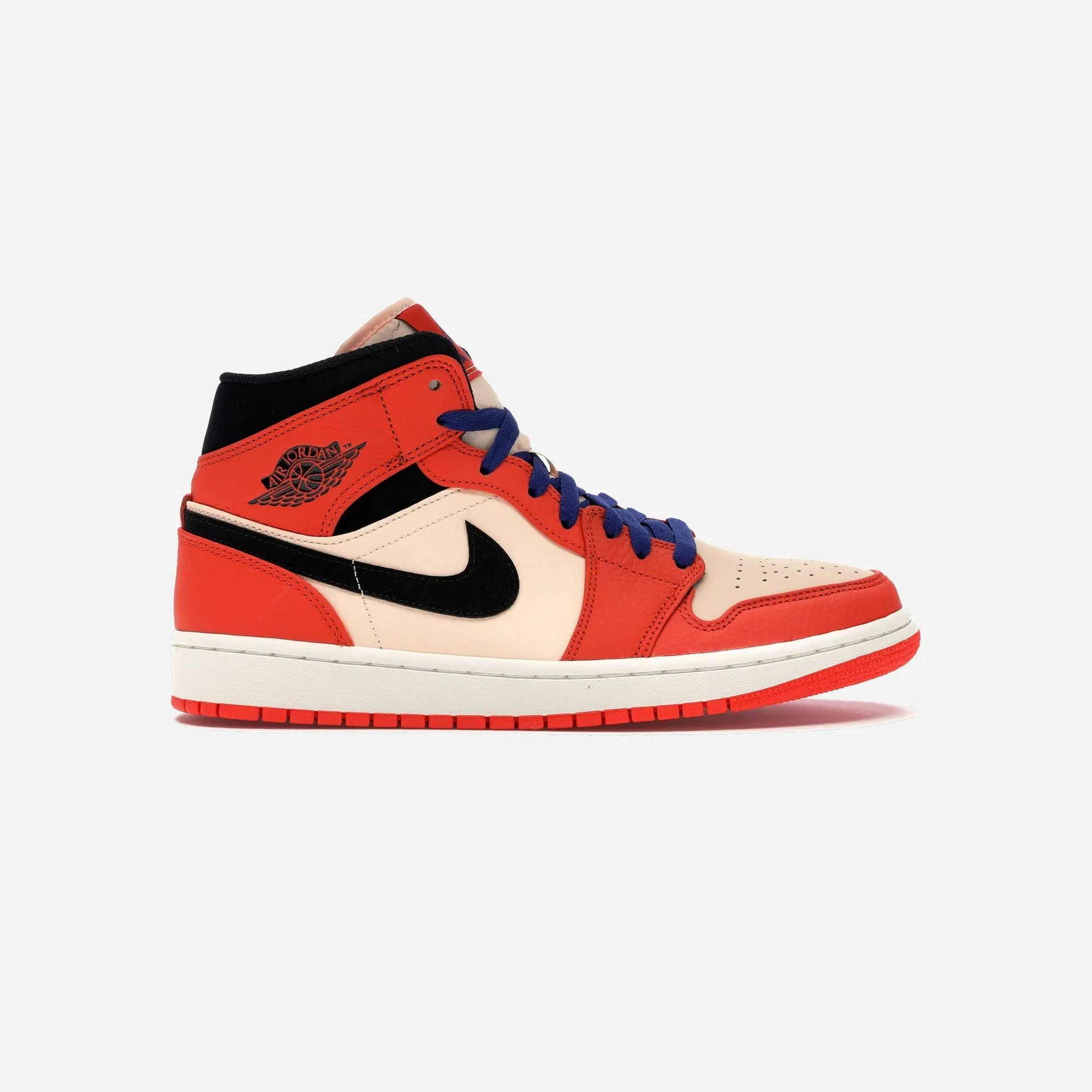 Jordan 1 Mid Team Orange Black