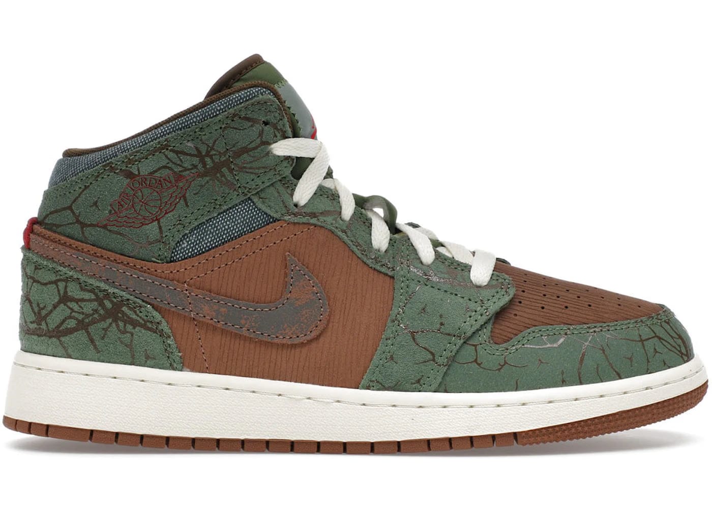 Jordan 1 Mid Treeline Gs