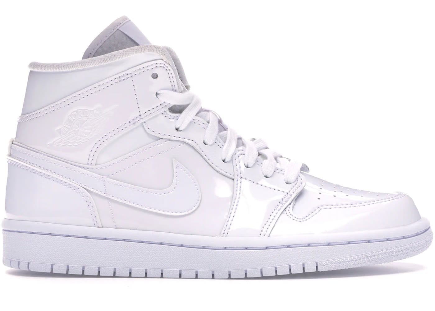 Jordan 1 Mid Triple White Womens