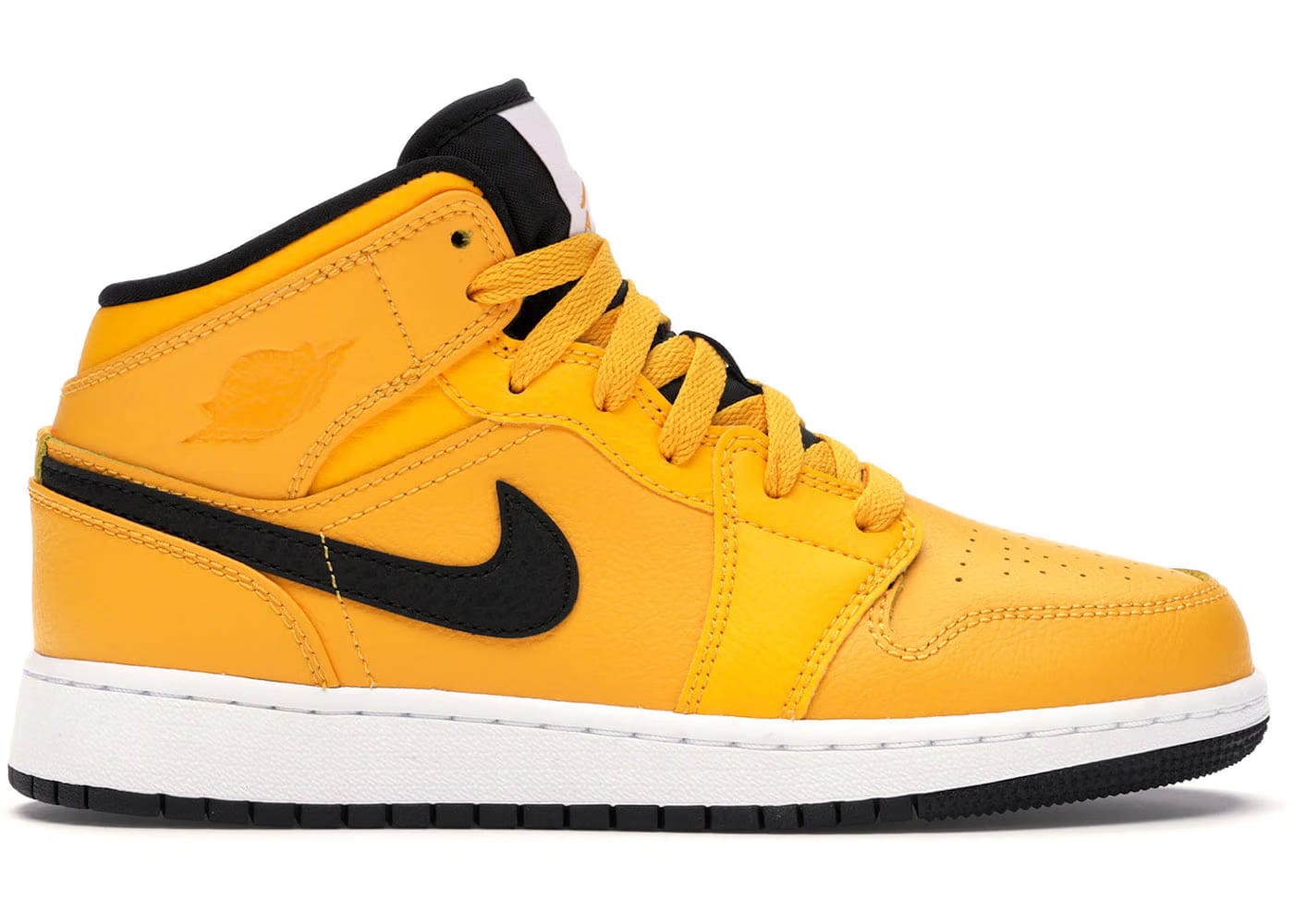 Jordan 1 Mid University Gold Black Gs